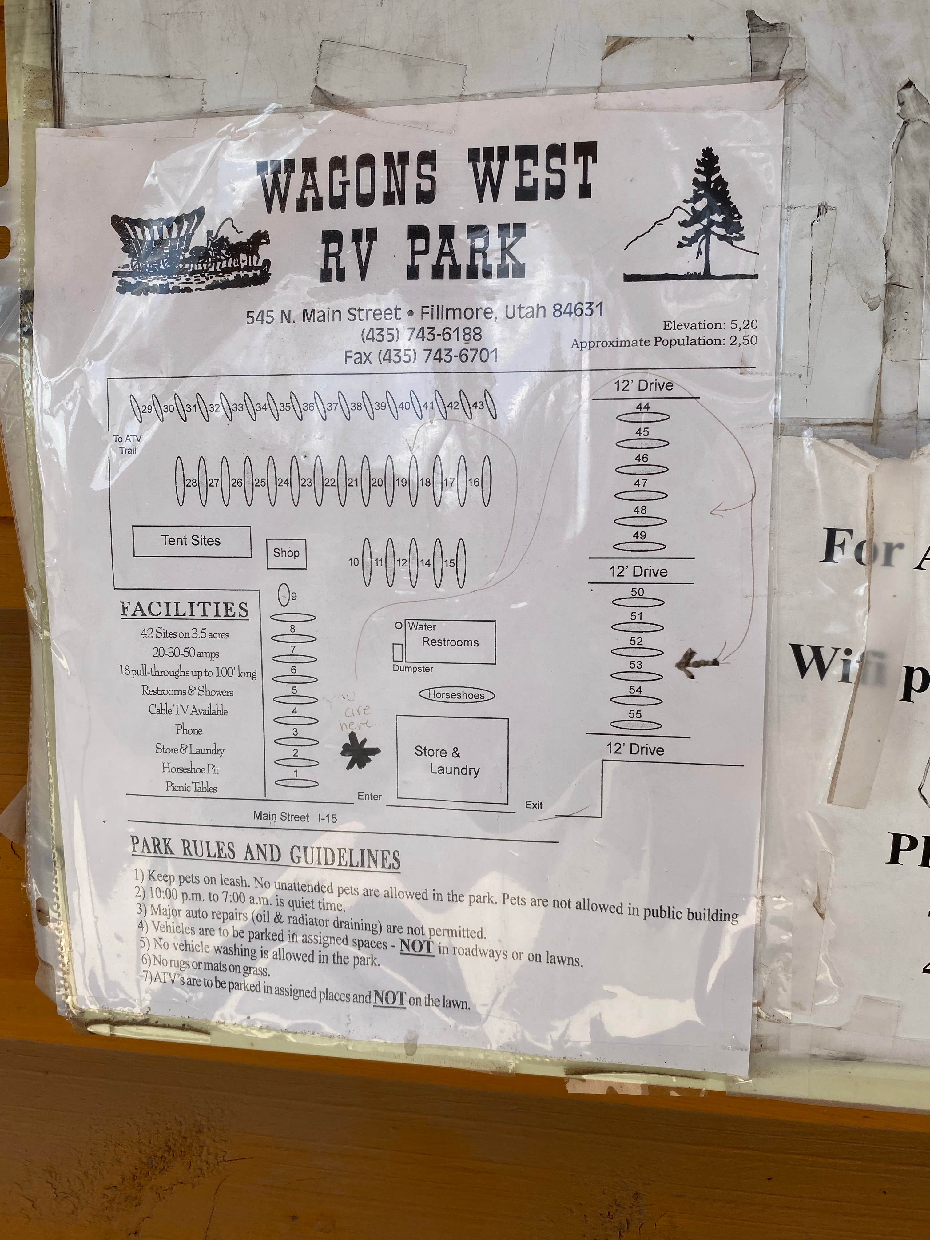 Camper-submitted photo at Wagons West RV Campground near Hinckley, UT