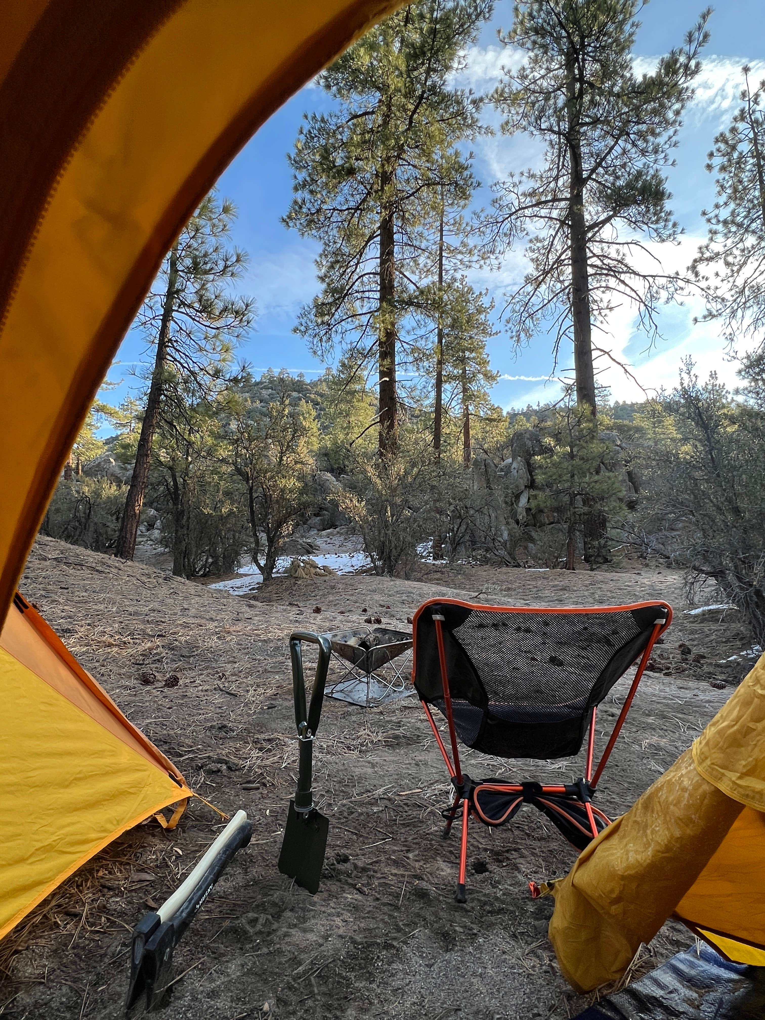 Camper-submitted photo at Holcomb Valley Climbers Camp near Running Springs, CA