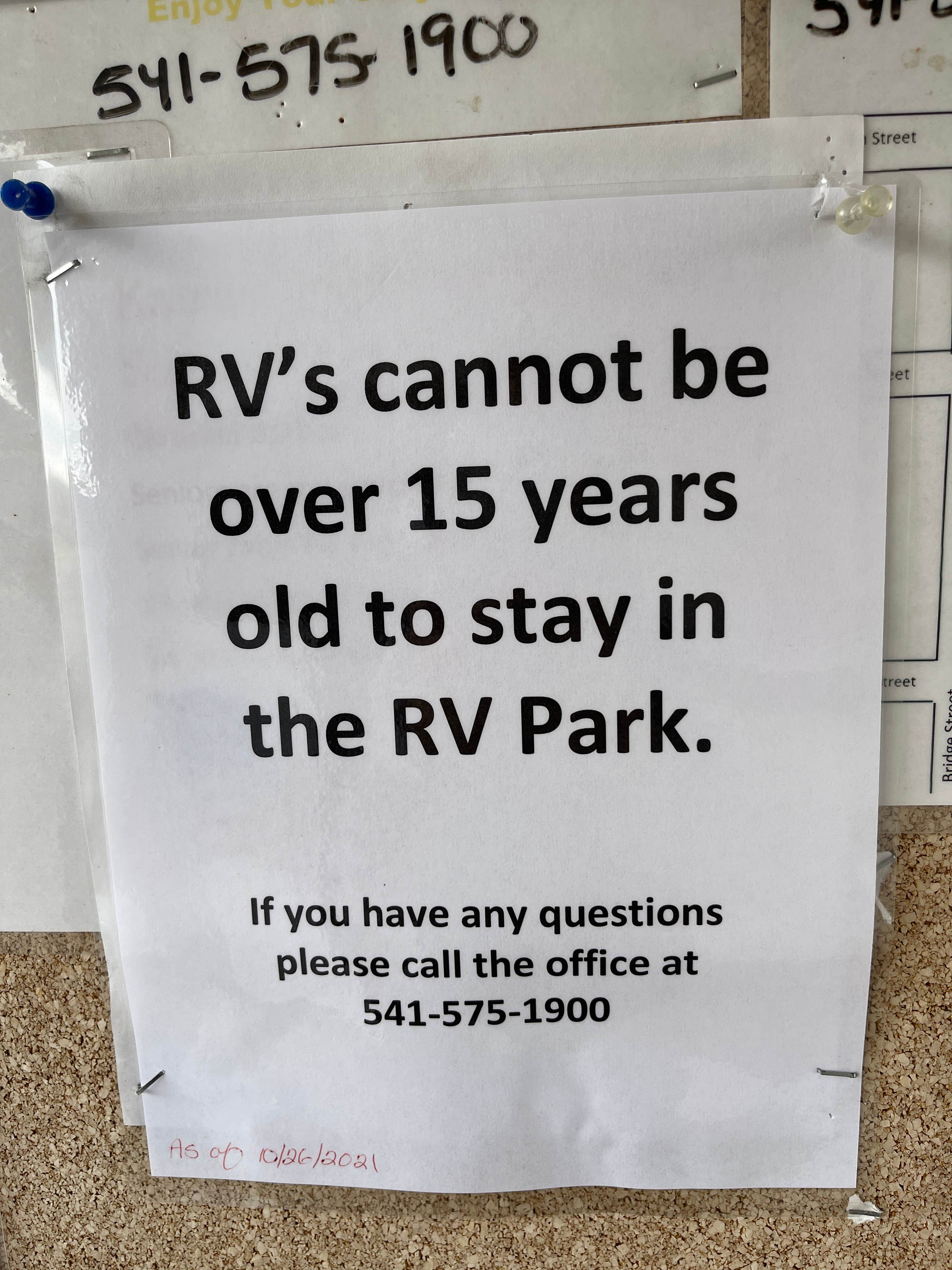 Camper-submitted photo at Grant County RV Park near John Day, OR