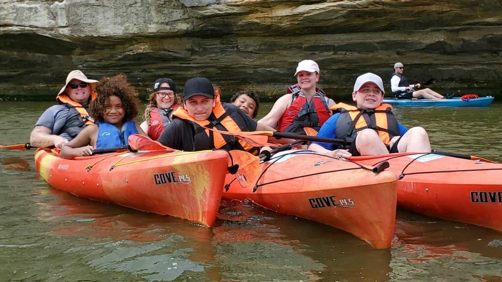 Camper-submitted photo at Kayak Starved Rock Campground near Mineral, IL