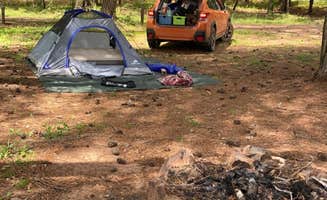 Brittany S.'s photo of tent camping at Fell Hunt Camp near Newberry, SC