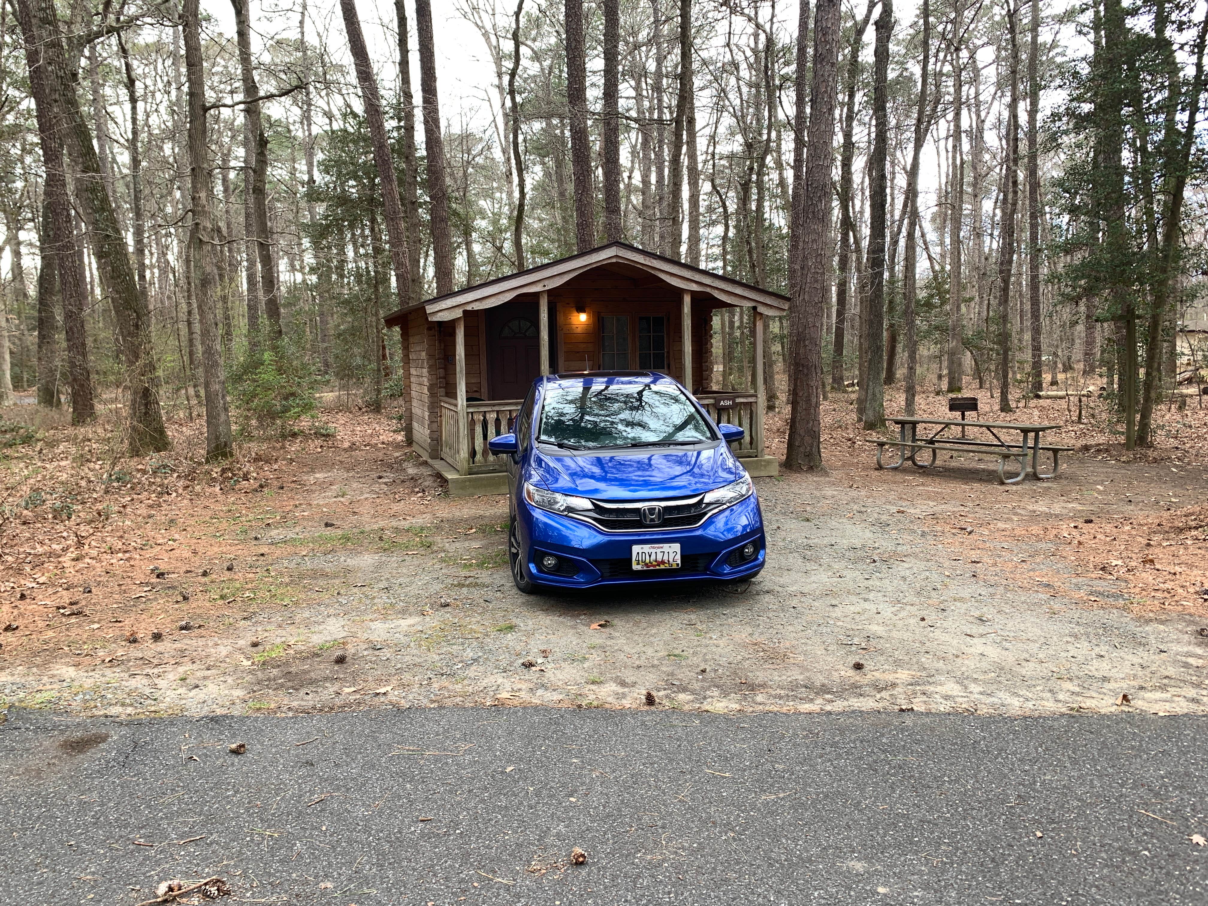 Laure D.'s photo of glamping accommodations at Martinak State Park Campground near Millville, DE