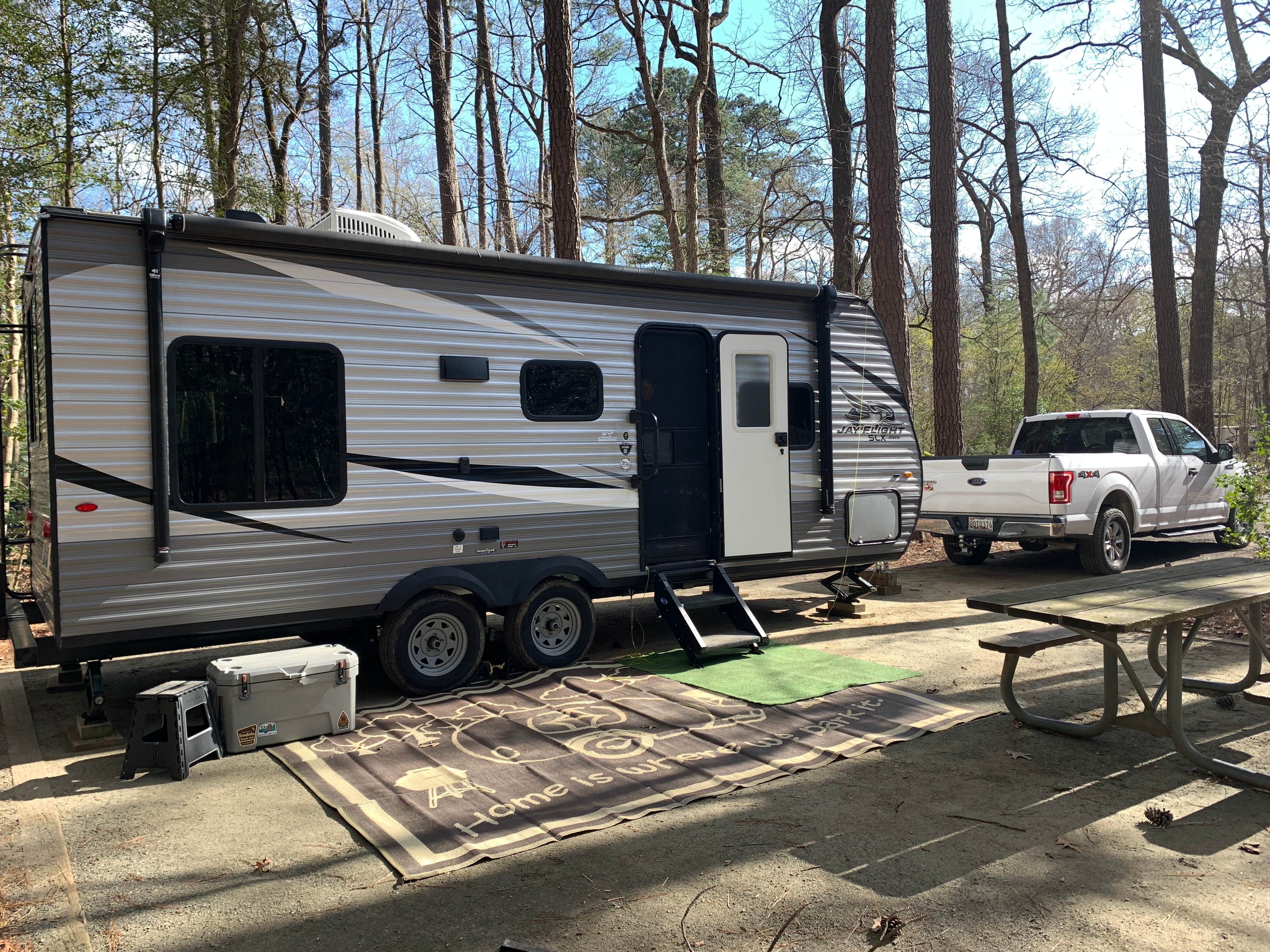 Laure D.'s photo of rv camping at Martinak State Park Campground near Churchton, MD