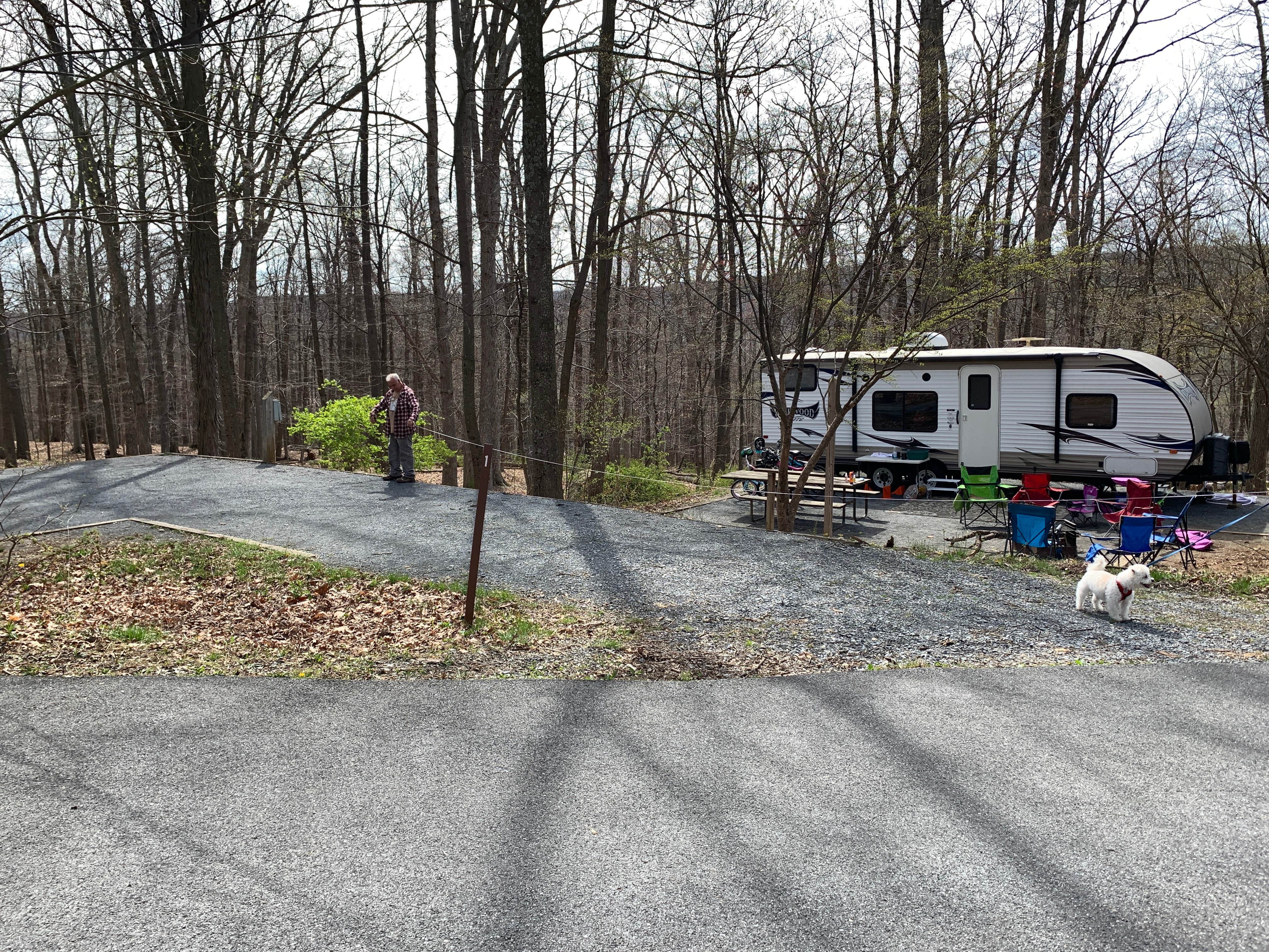 Laure D.'s photo of rv camping at Houck - Cunningham Falls State Park near Gettysburg, PA