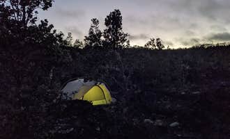 Camping near Lava Rock Glamping: Napau Crater Backcountry Camp — Hawai'i Volcanoes National Park, Hawaii Volcanoes National Park, Hawaii