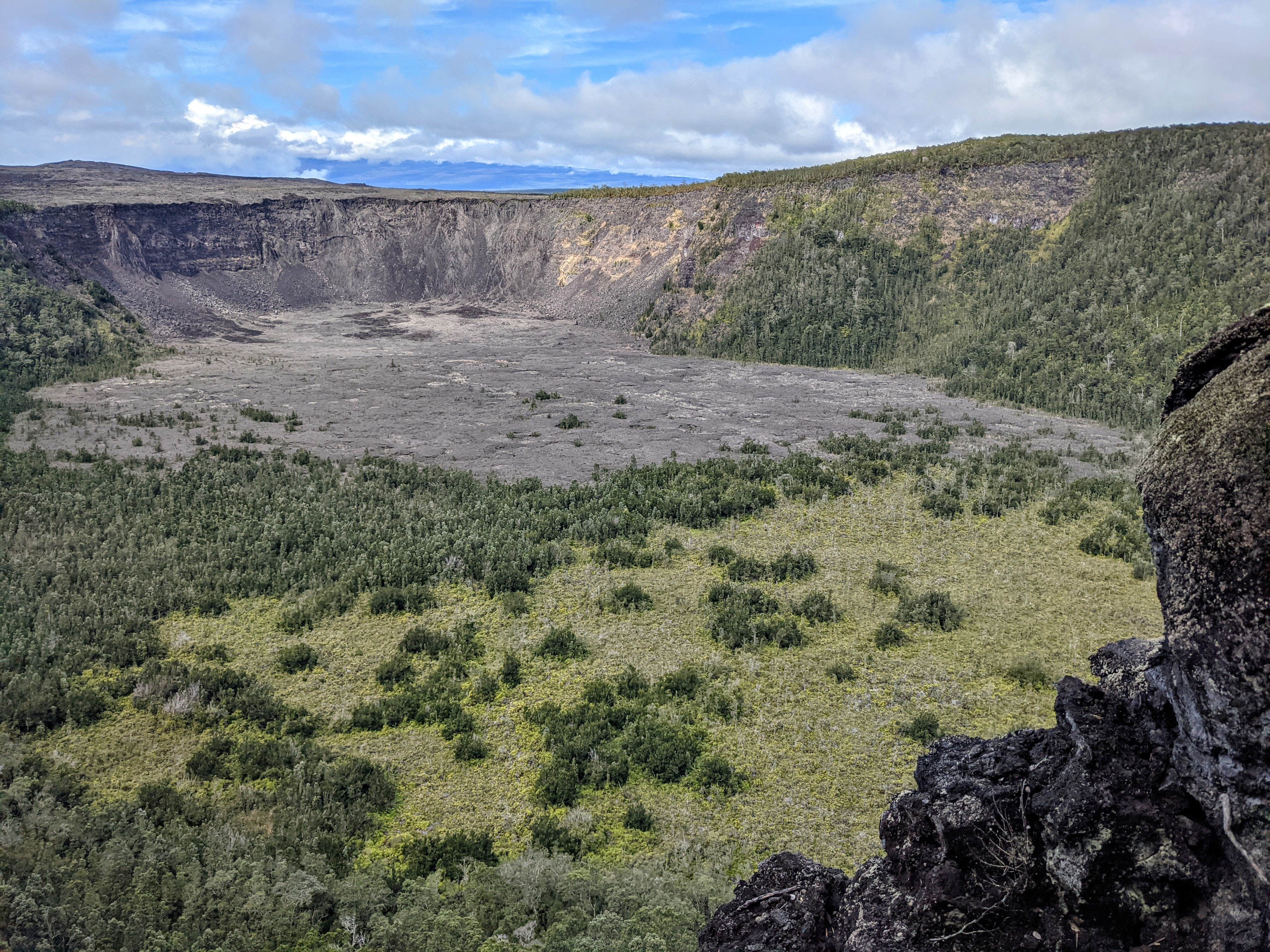 Camper-submitted photo at Napau Crater Backcountry Camp — Hawai'i Volcanoes National Park near Hawaiian Paradise Park, HI