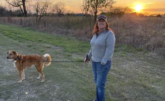 Sarah B.'s photo of camping with pets at Beaumont Hotel & RV Park near Haysville, KS