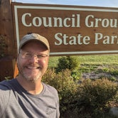 Review photo of Council Grounds State Park Campground by Troy A., April 28, 2022