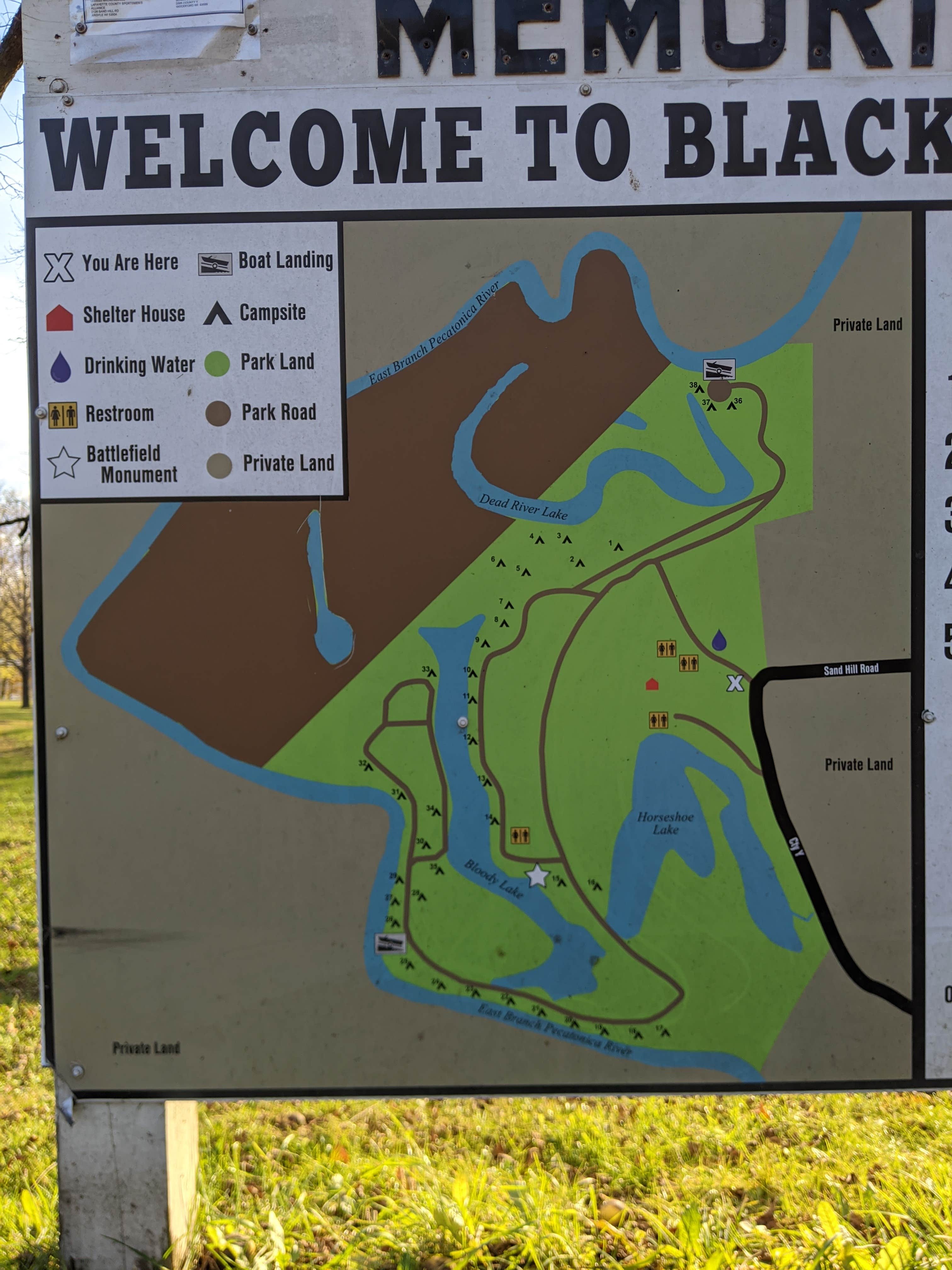 Camper-submitted photo at Blackhawk Memorial Park near Dodgeville, WI