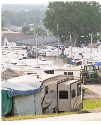 Camper submitted image from Iowa State Fair Campgrounds - 1