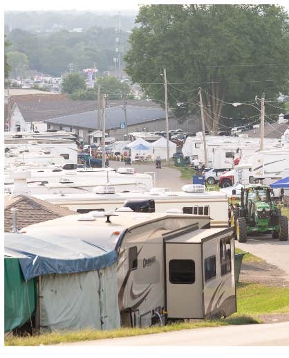 Camper submitted image from Iowa State Fair Campgrounds - 3