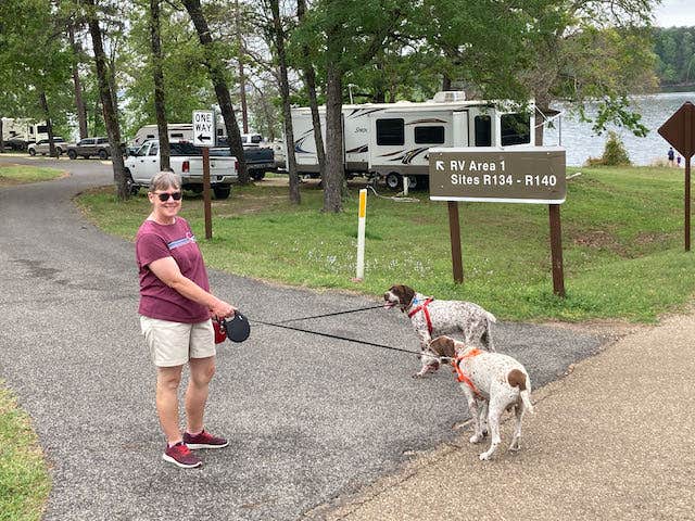 MickandKarla W.'s photo of camping with pets at Buckhorn Creek near Easton, TX