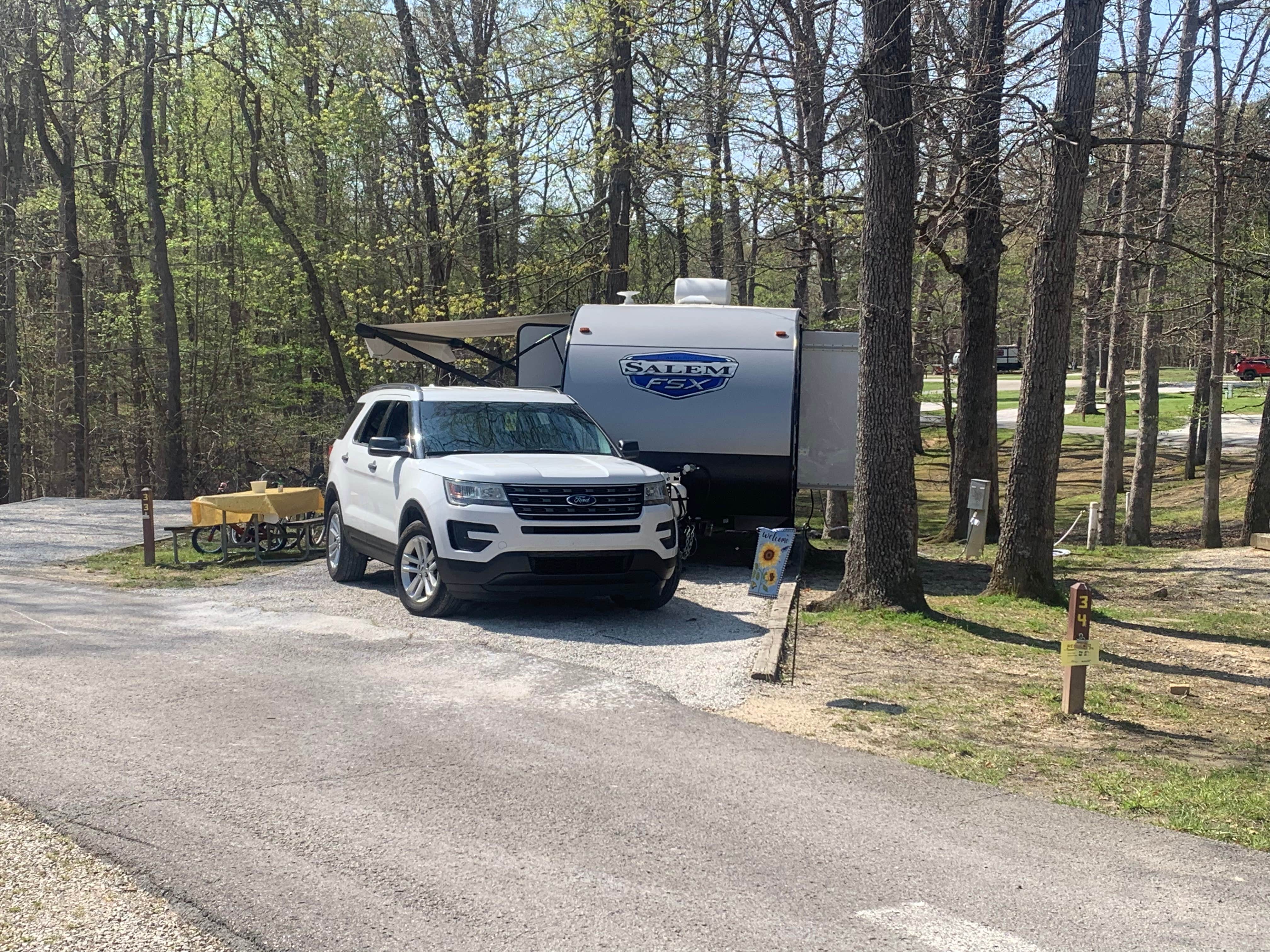 Jeremy K.'s photo of rv camping at Carter Caves State Resort Park Campground near Sandy Hook, KY