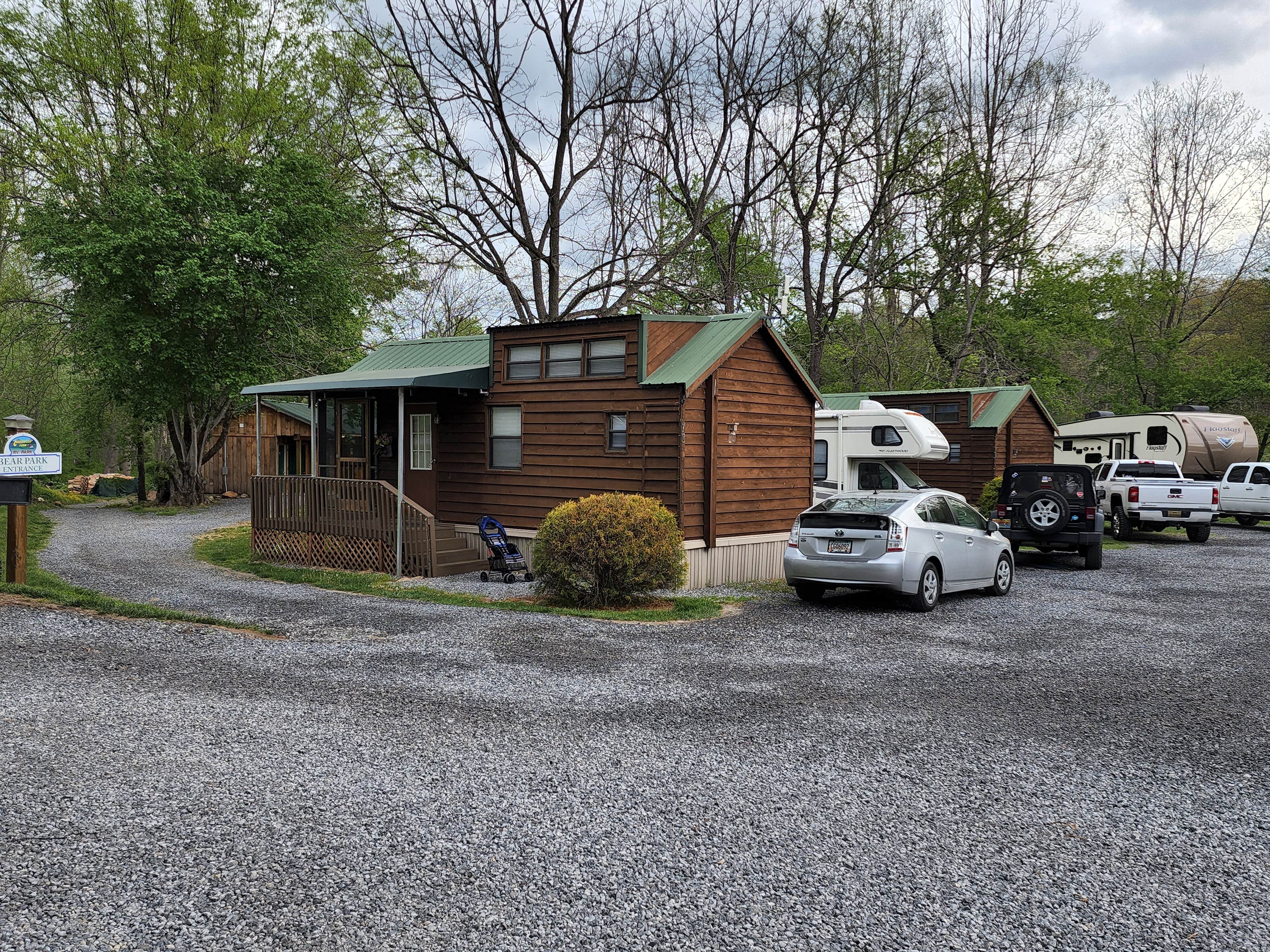 Beverly T.'s photo of a cabin at Creekwood Farm RV Park near Candler, NC