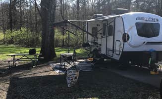 steven B.'s photo of rv camping at Stonelick State Park Campground near West Fork of Mill Creek Lake
