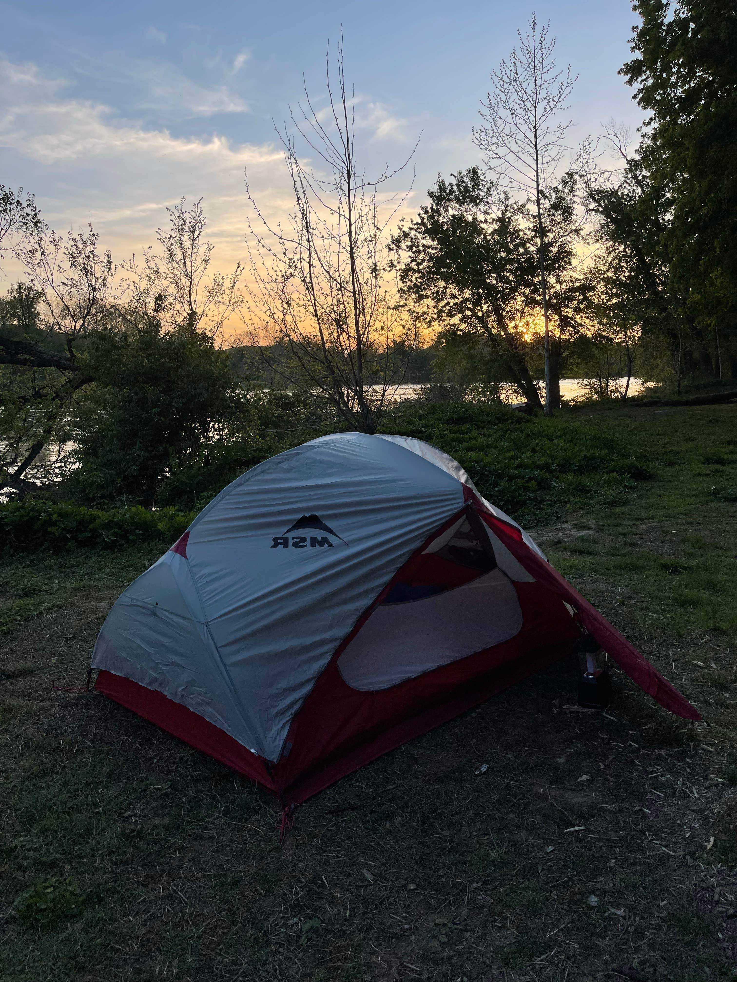 Camper submitted image from Swains Lock Hiker-biker Overnight Campsite — Chesapeake and Ohio Canal National Historical Park - 1