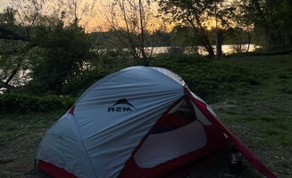 Camper-submitted photo from Swains Lock Hiker-biker Overnight Campsite — Chesapeake and Ohio Canal National Historical Park