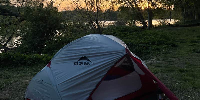 Camper submitted image from Swains Lock Hiker-biker Overnight Campsite — Chesapeake and Ohio Canal National Historical Park