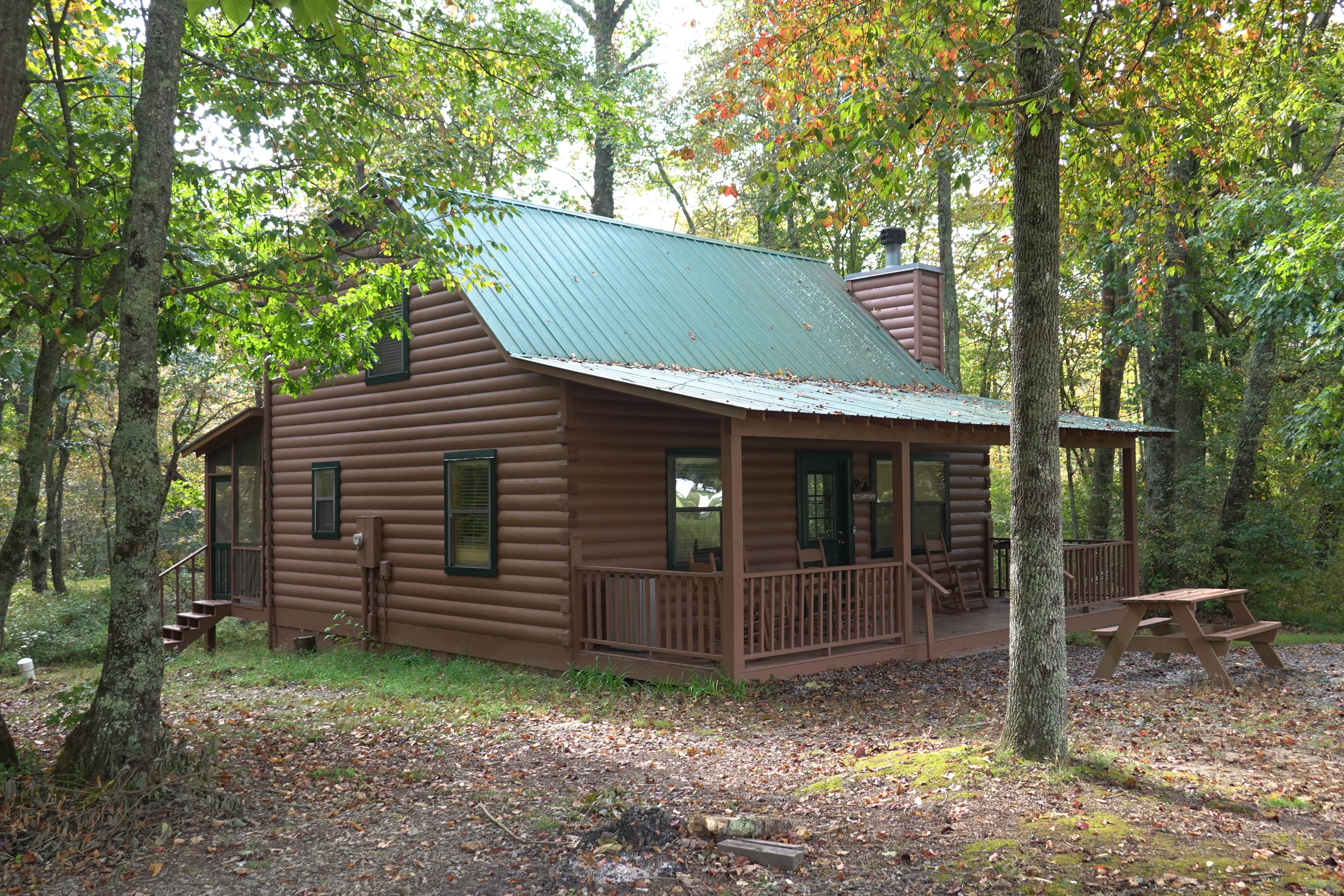 Celeste S.'s photo of glamping accommodations at Kennedy Creek Resort and Campground near Sautee Nacoochee, GA