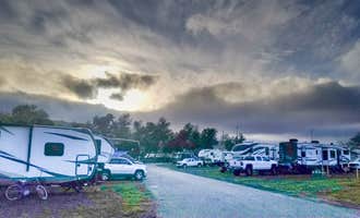 Camping near Dumbarton Quarry Campground on the Bay: Alameda County Fairgrounds RV Park, Pleasanton, California