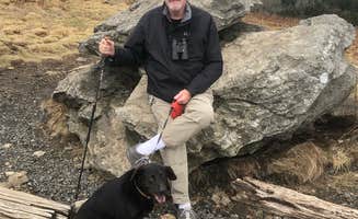 Mac M.'s photo of camping with pets at Roan Mountain State Park Campground in Tennessee