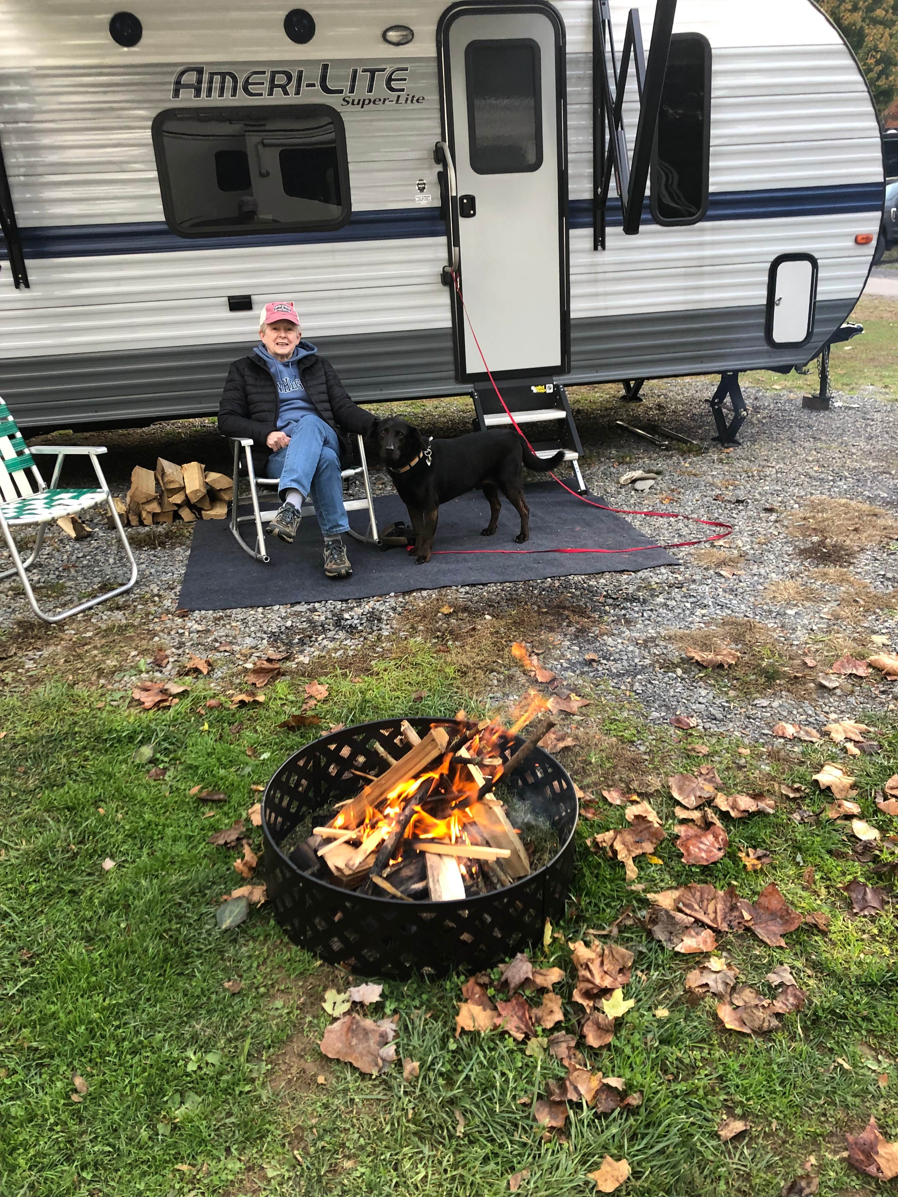Mac M.'s photo of camping with pets at Davidson River Campground near Asheville, NC