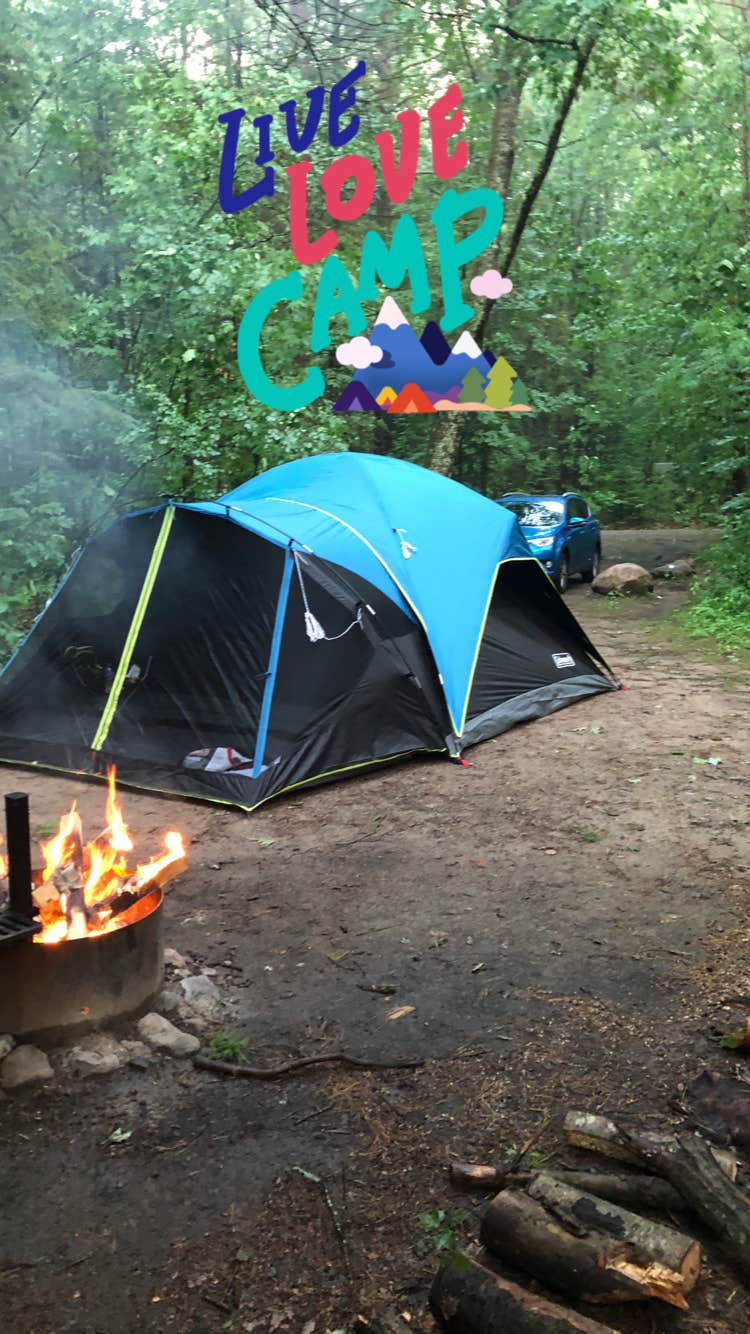 Matthew W.'s photo at Bagley Rapids NF Campground near Pulaski, WI