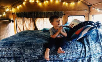 LaRee S.'s photo of glamping accommodations at Little Dancing Horse Ranch near Española, NM