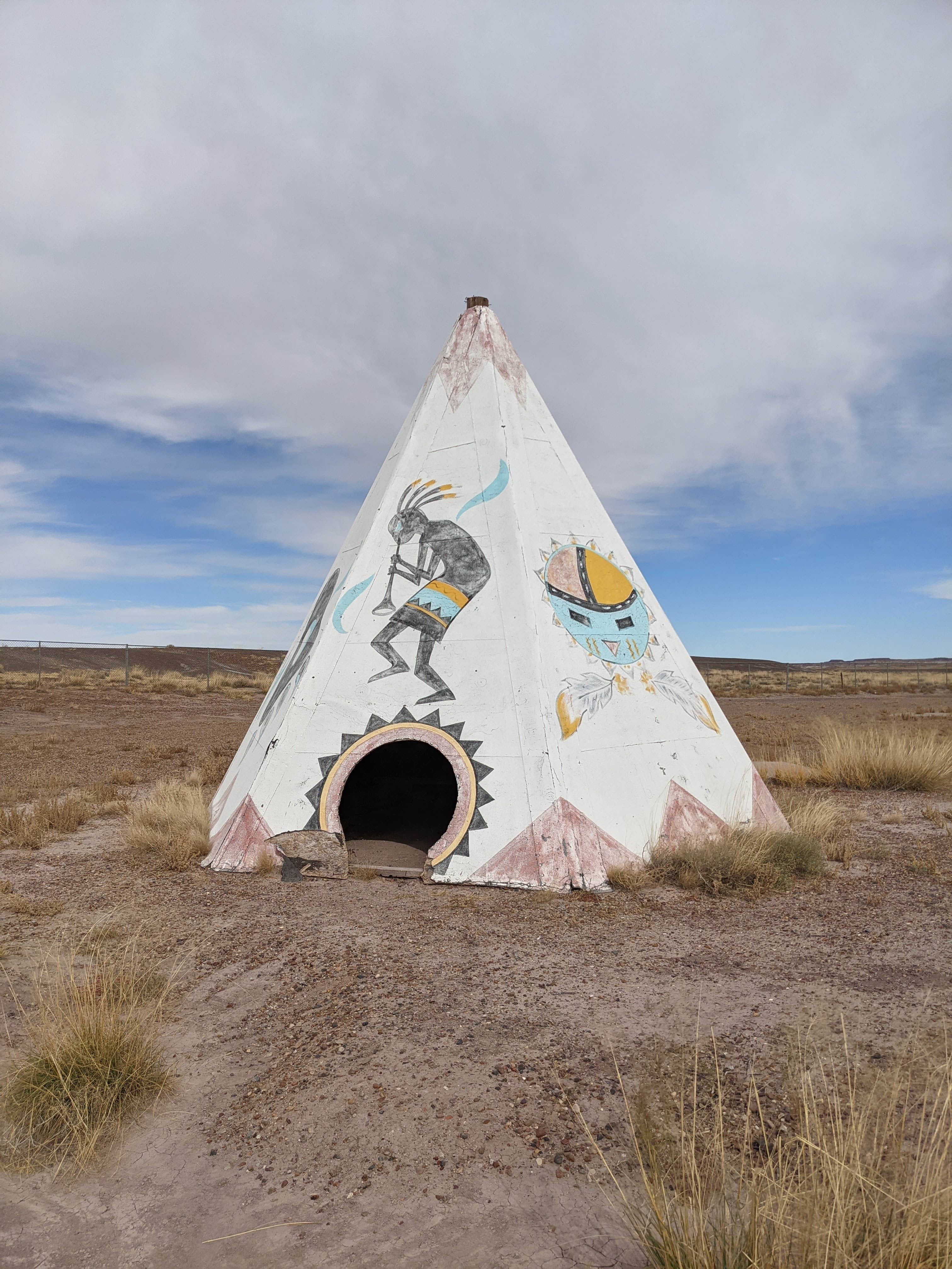 Laura M.'s photo of a dispersed camping area at Crystal Forest Museum and Gifts in Arizona