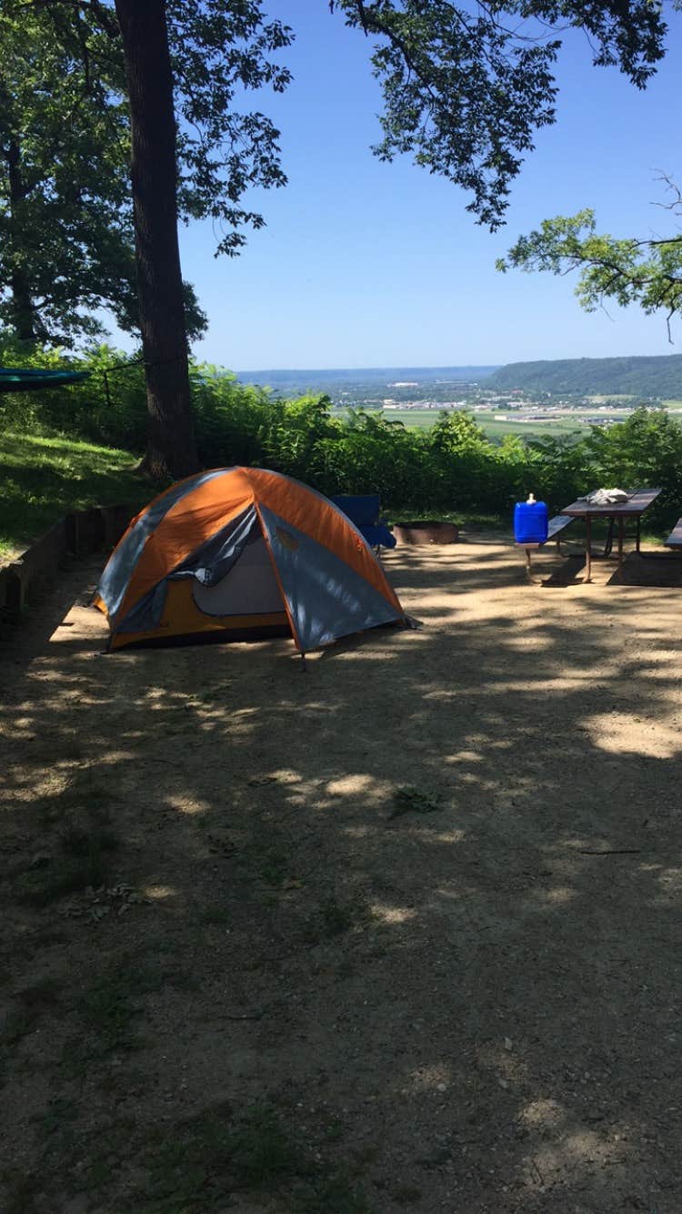 Kailen A.'s photo at Wisconsin Ridge Campground — Wyalusing State Park near Mount Hope, WI