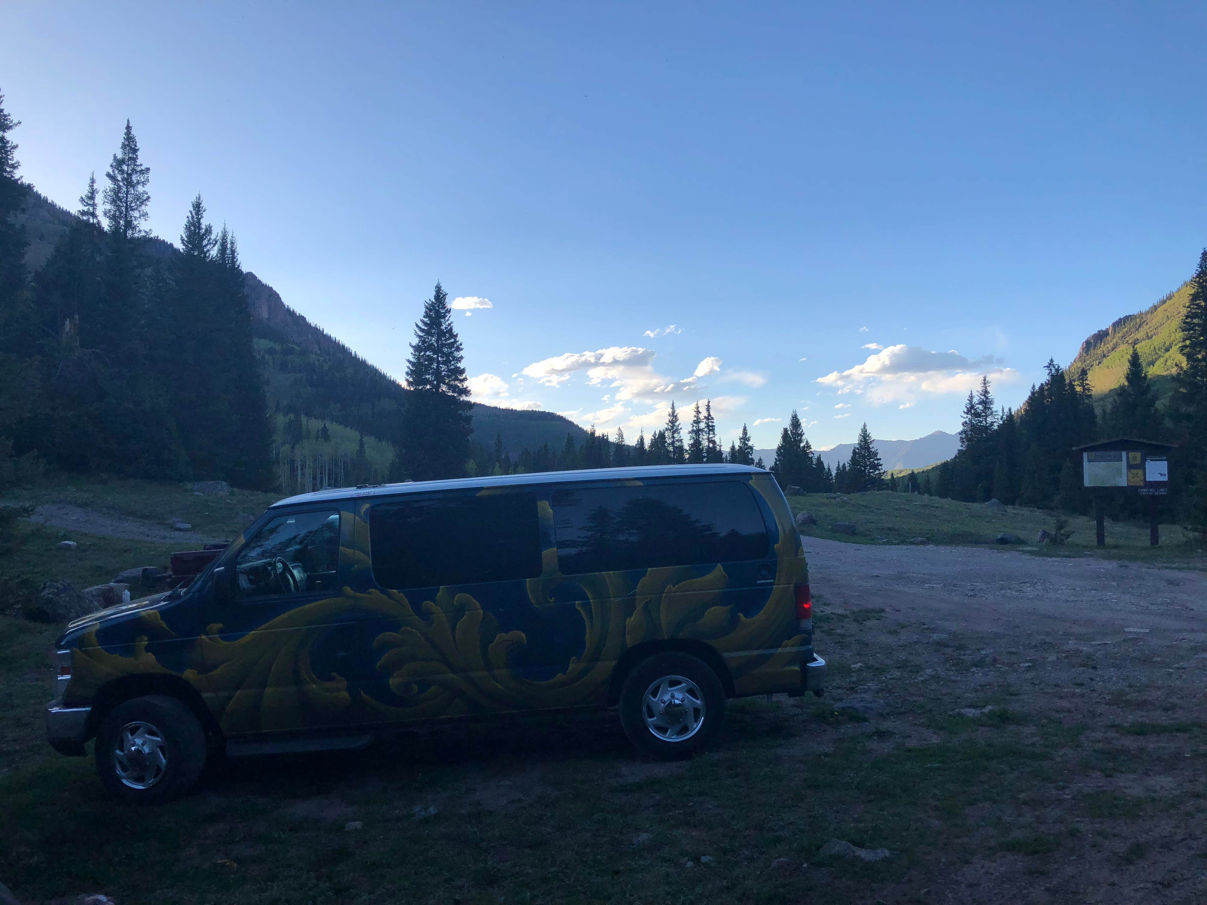 Julia L.'s photo of rv camping at Priest Lake Dispersed Camping Area near Telluride, CO