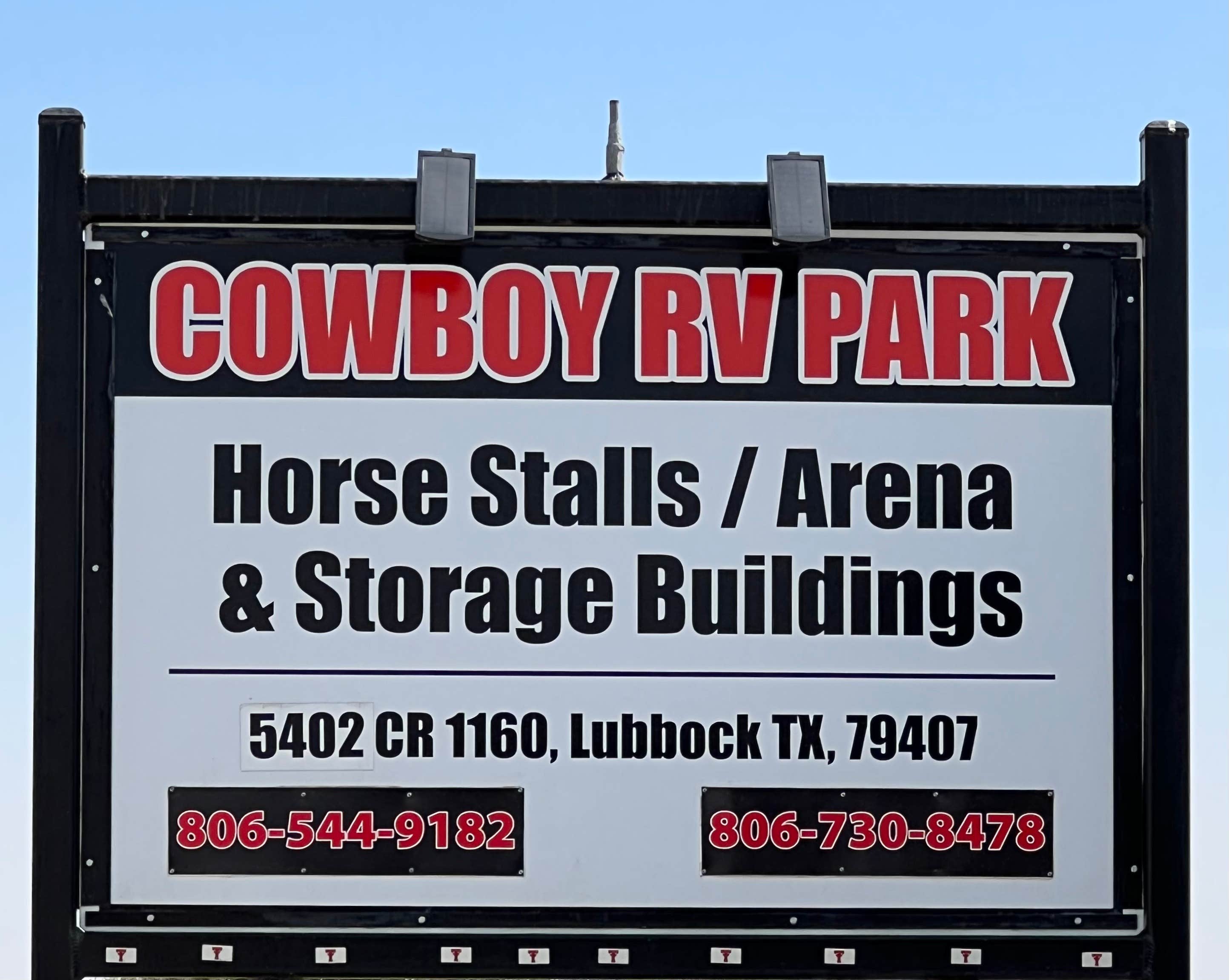 Camper submitted image from Cowboy RV Park & Horse Hotel - 1