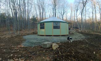 Peter's photo of glamping accommodations at Off Grid Black Cap Yurt near West Bethel, ME