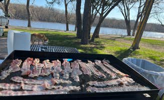 David G.'s photo of camping with pets at Prairie Island City Campground near Galesville, WI