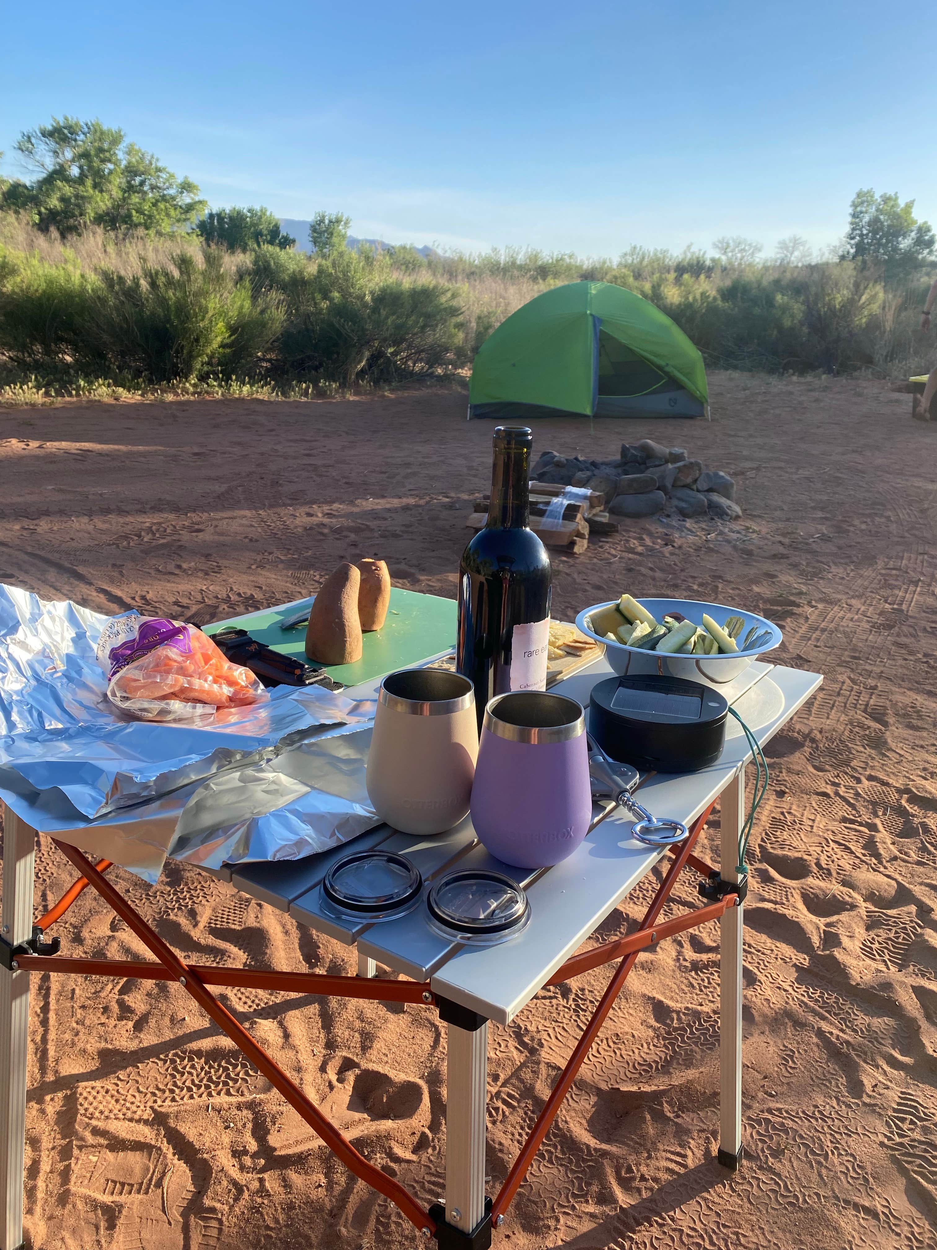 Clare R.'s photo of a dispersed camping area at North Creek Dispersed Camping near Springdale, UT