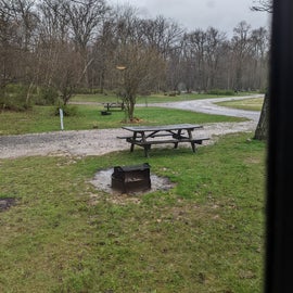 Site 341 in the Rain