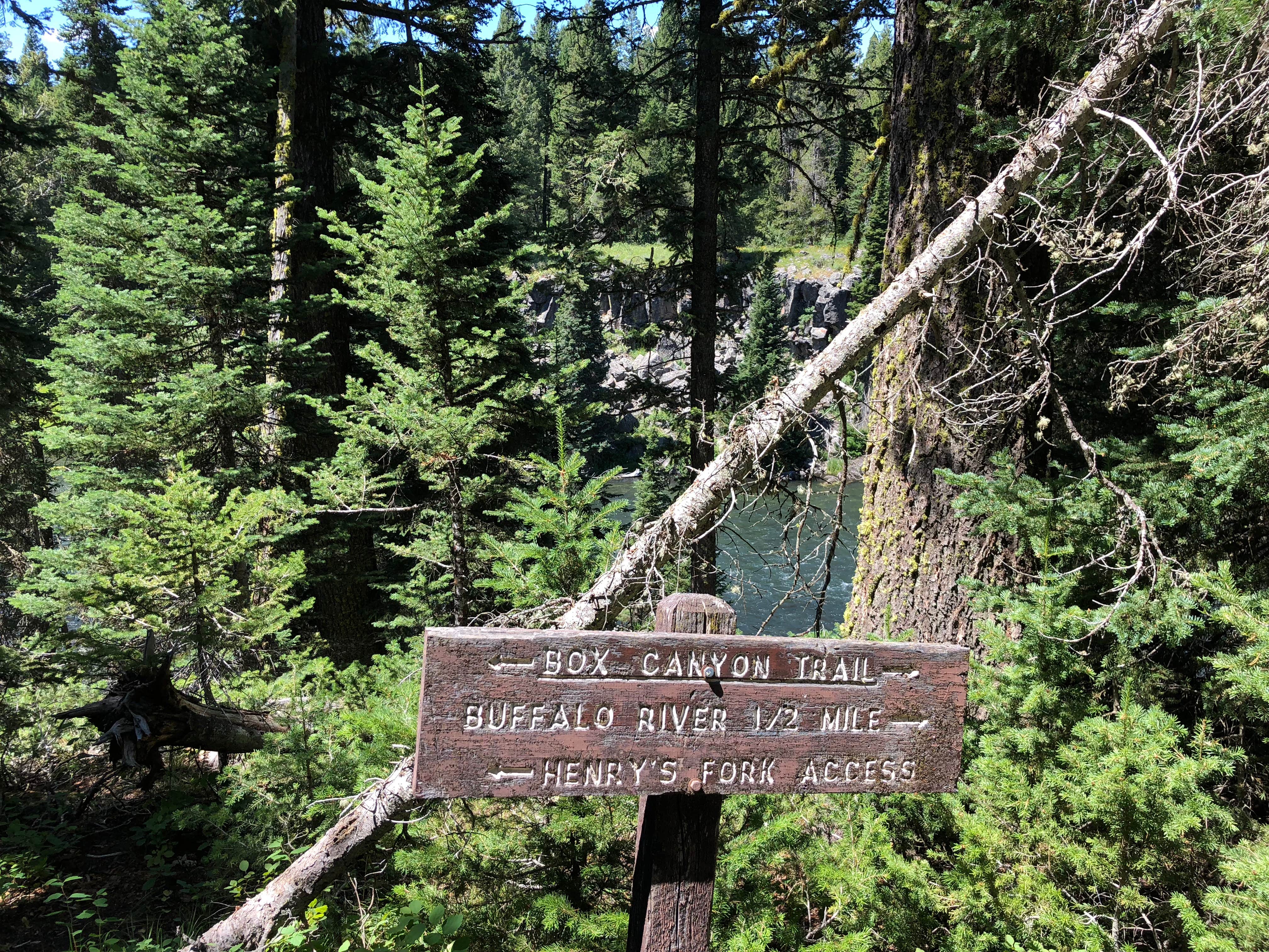 Camper-submitted photo at Box Canyon Campground near Ashton, ID