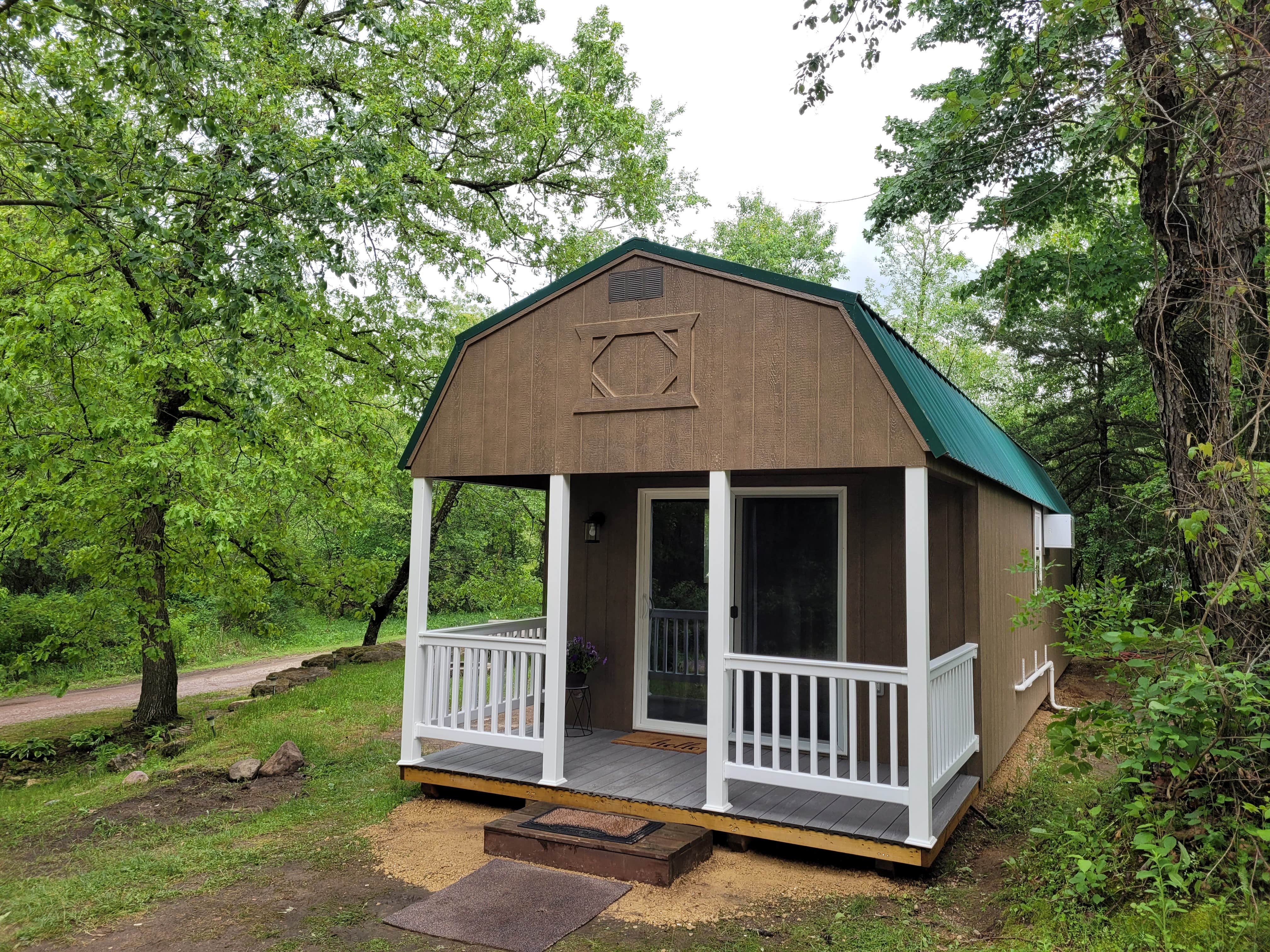 Kara T.'s photo of a cabin at Dell Pines Campground, LLC near Dane, WI