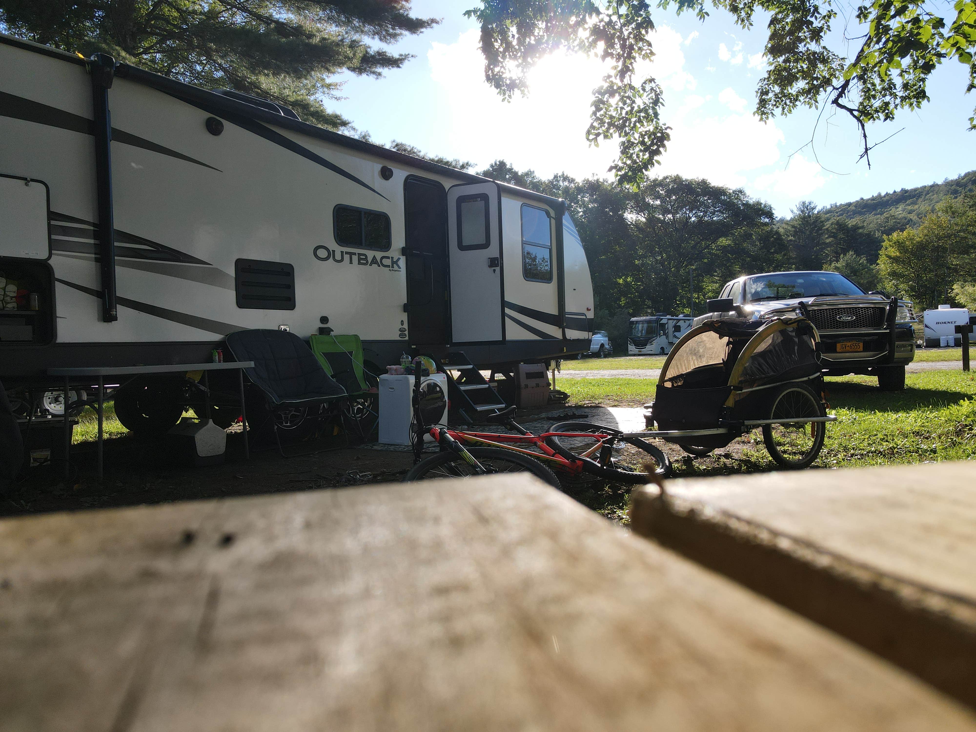 Tom D.'s photo of rv camping at Lake George Schroon Valley Resort near Goshen, VT