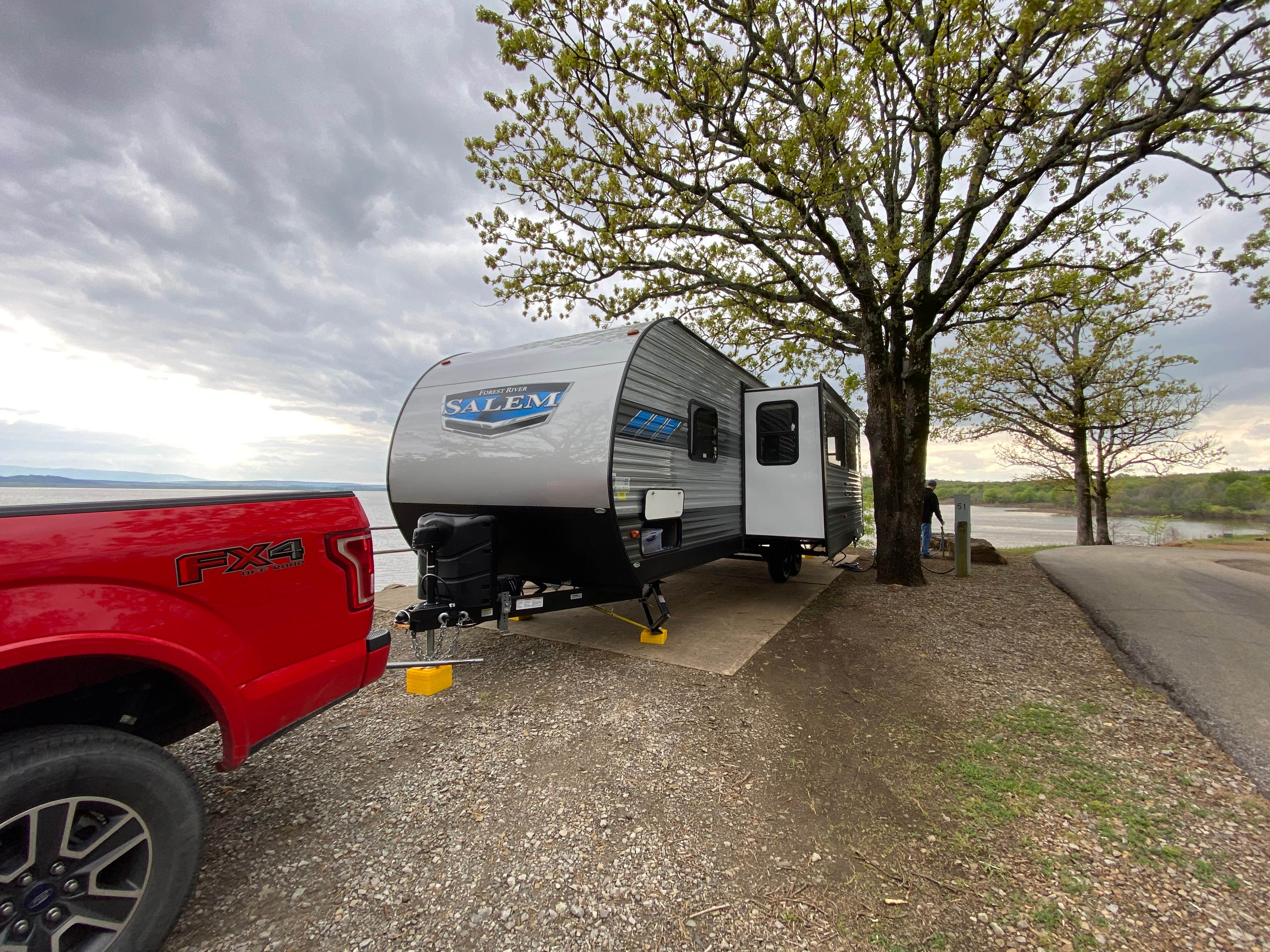 Rainy G.'s photo of rv camping at Victor Campground — Lake Wister State Park near Heavener, OK
