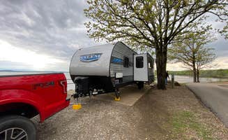 Rainy G.'s photo of rv camping at Victor Campground — Lake Wister State Park near Pine Creek Lake