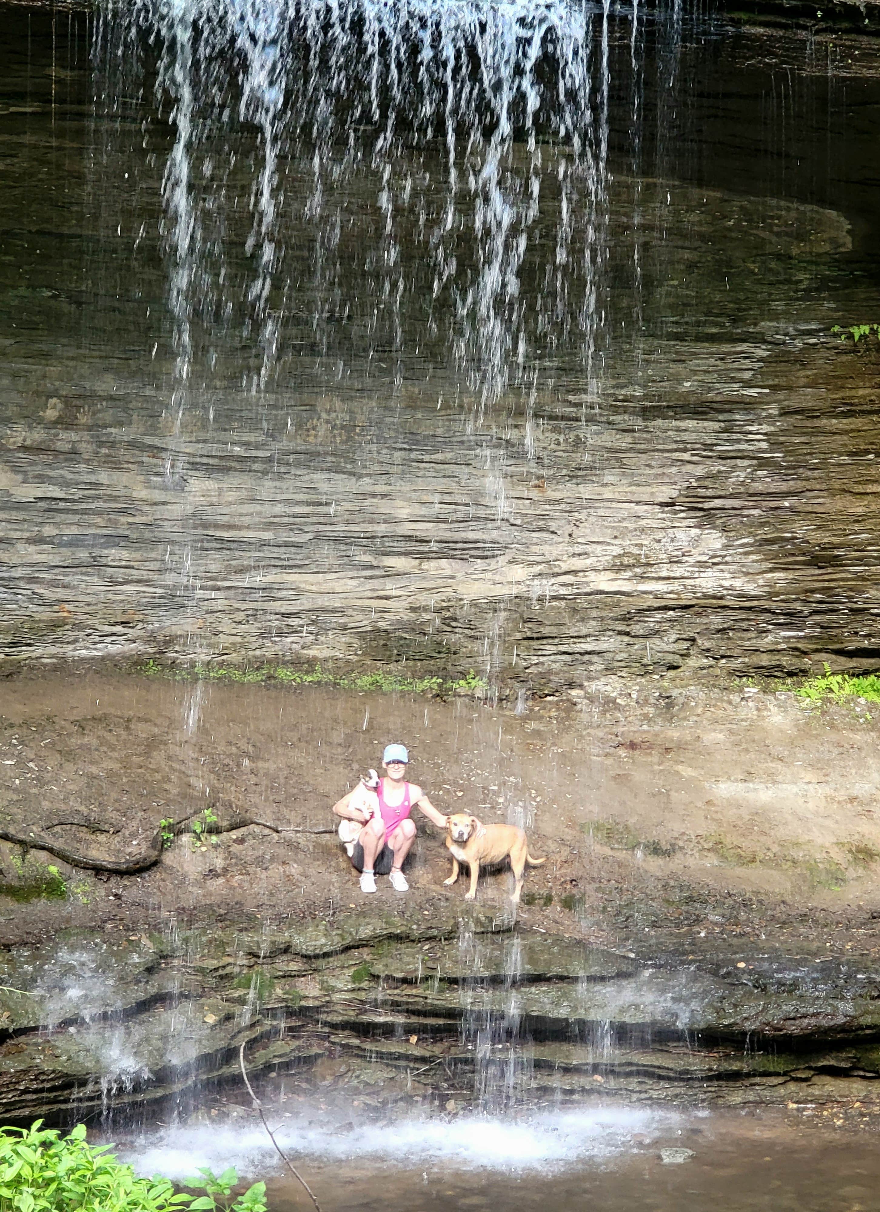 Summer H.'s photo of camping with pets at Fall Hollow Resort near Lawrenceburg, TN