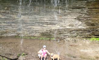 Summer H.'s photo of camping with pets at Fall Hollow Resort in Tennessee