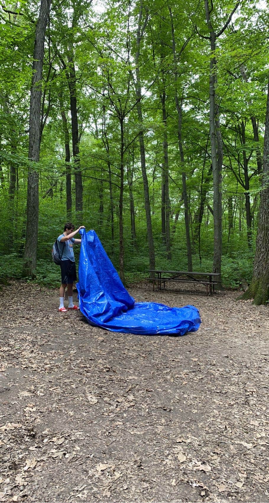 Gianna M.'s photo at Quartzite Campground — Devils Lake State Park near Prairie du Sac, WI