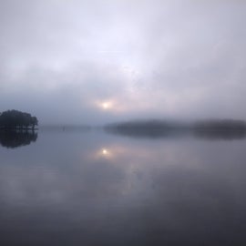 Foggy Sunrise, Lake Russell