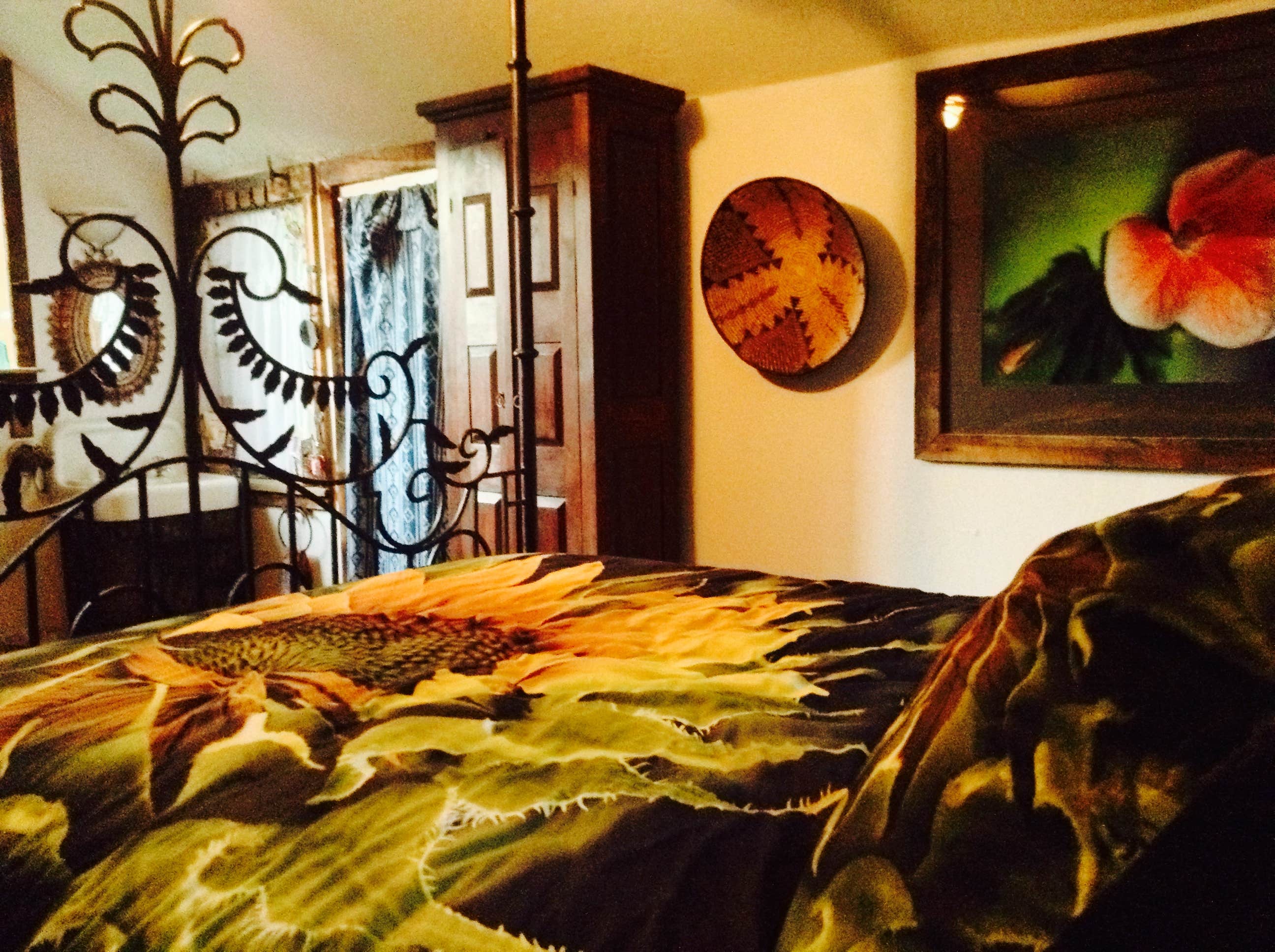 Tanya B.'s photo of glamping accommodations at Behr Art B&B near Gila National Forest