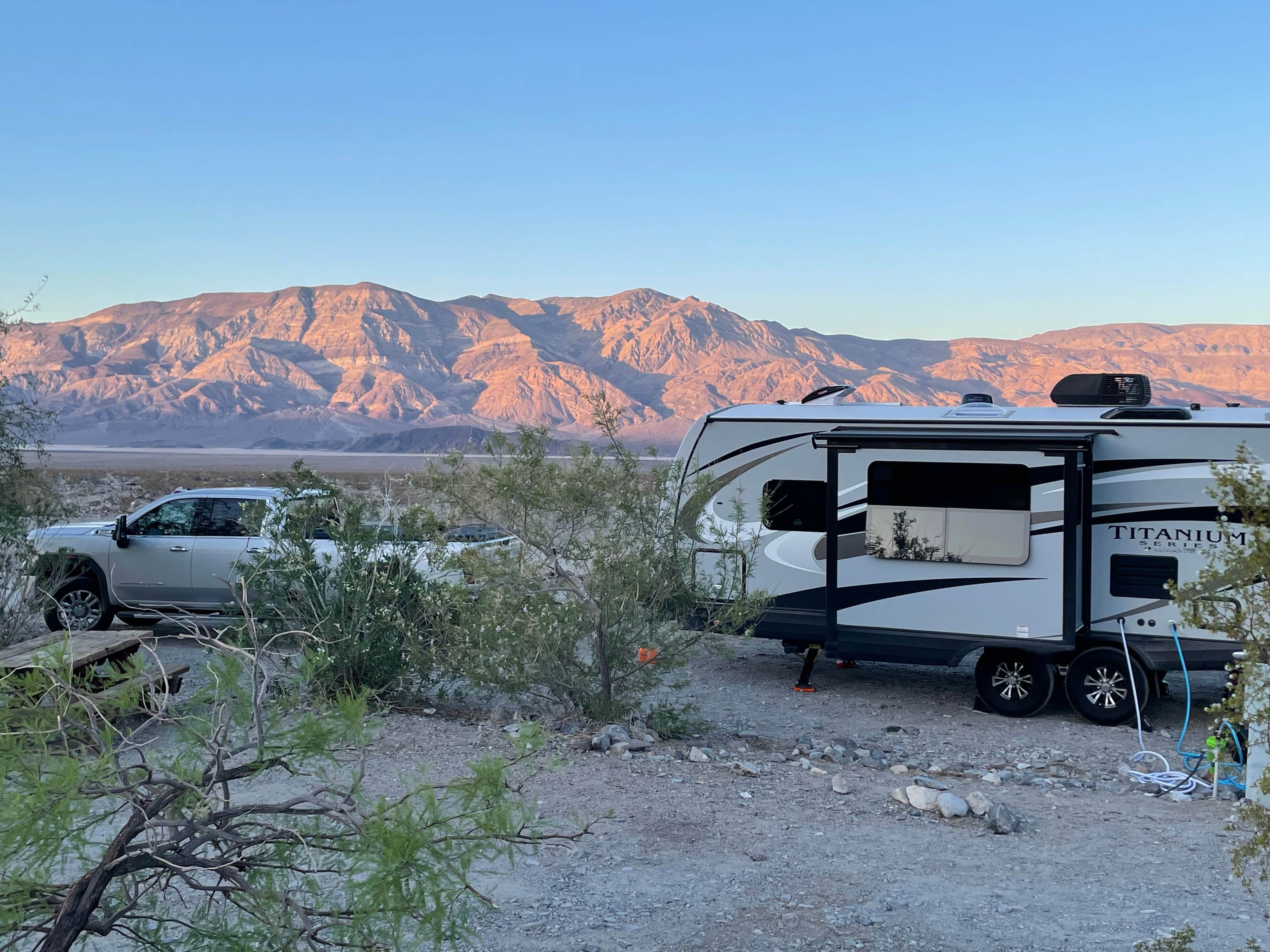 Sue Y.'s photo of rv camping at Panamint Springs Resort near Keeler, CA