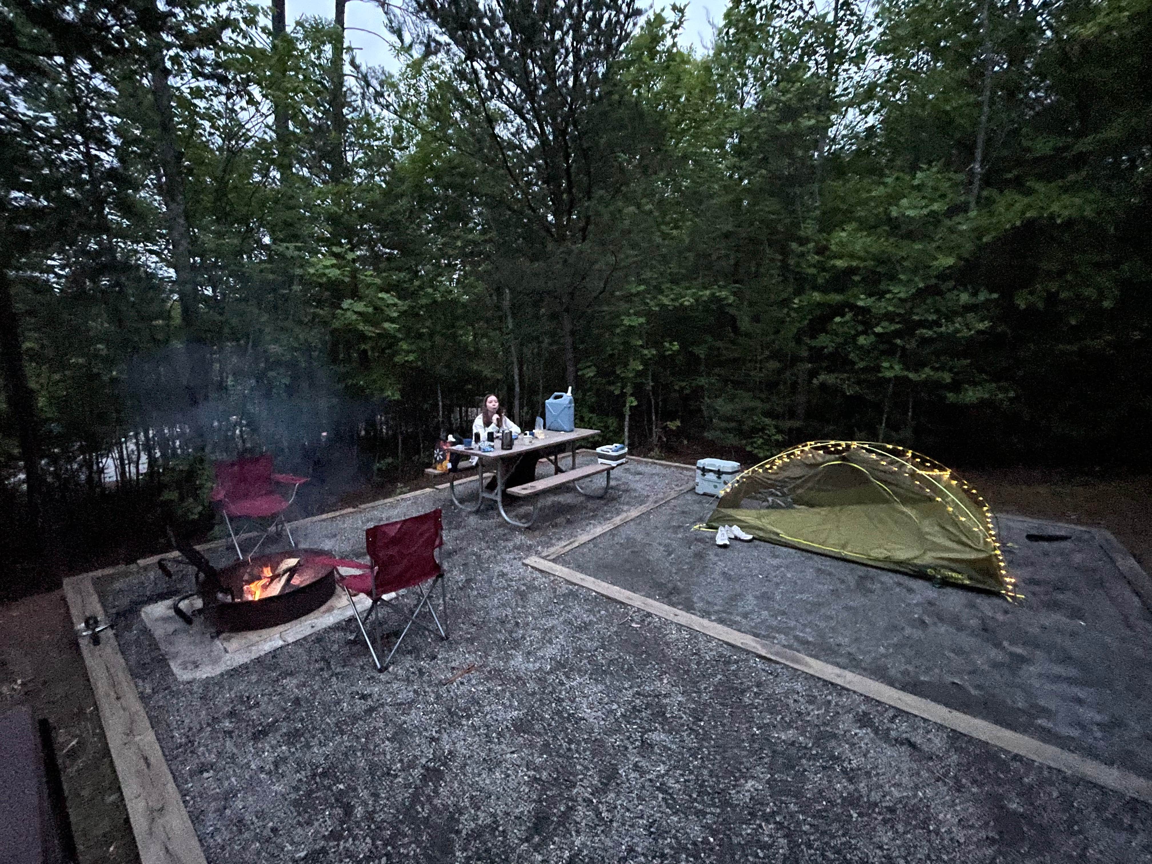 Nathan S.'s photo of tent camping at Branch Pond — James River State Park near Buchanan, VA