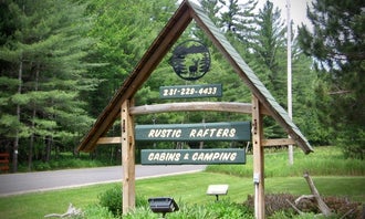 Camping near Wooded Acres Campground: Rustic Rafters Cabins and Camping, Higgins Lake, Michigan