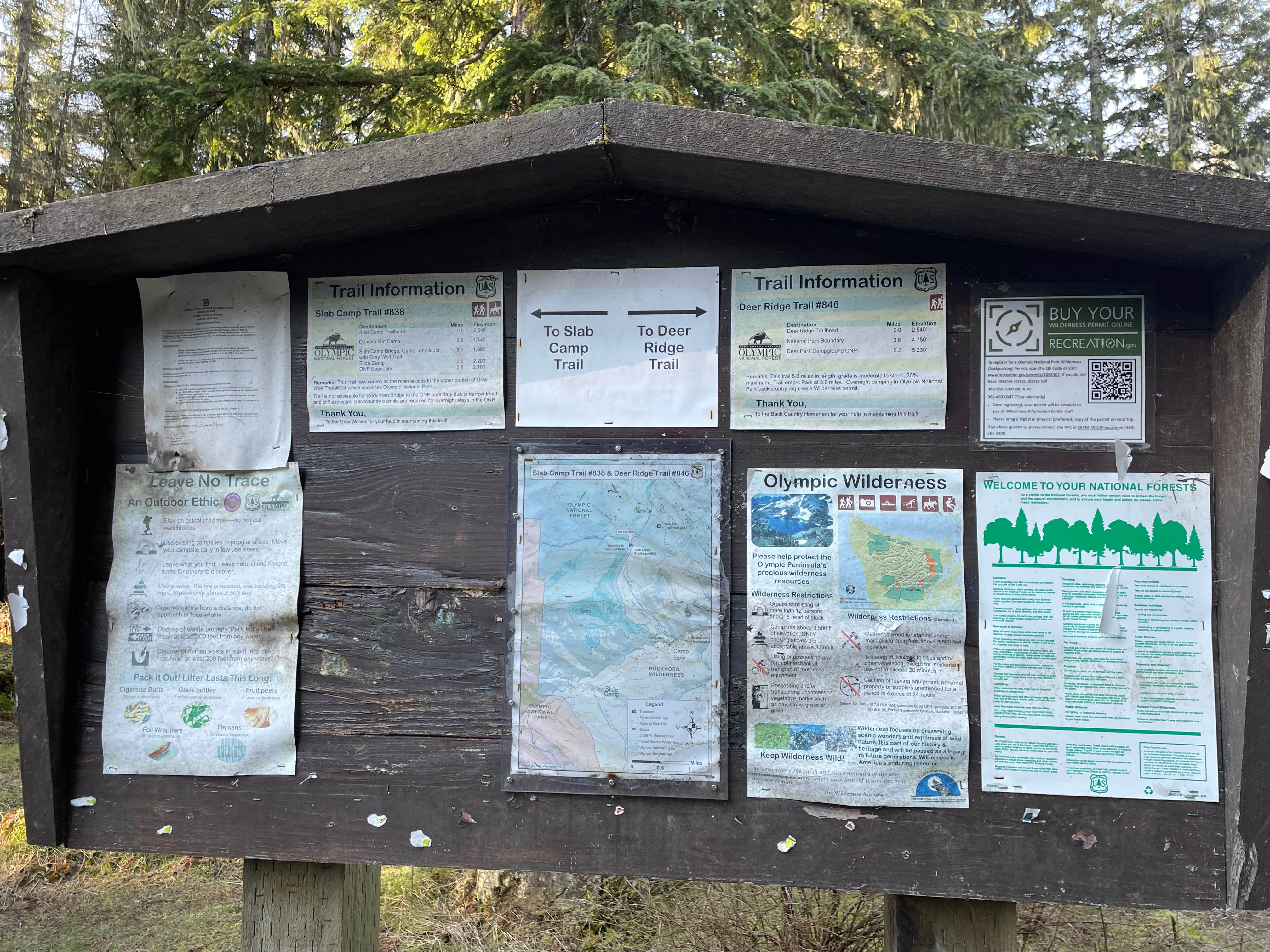 Camper-submitted photo at Slab Camp/Deer Ridge Trailhead near Port Townsend, WA
